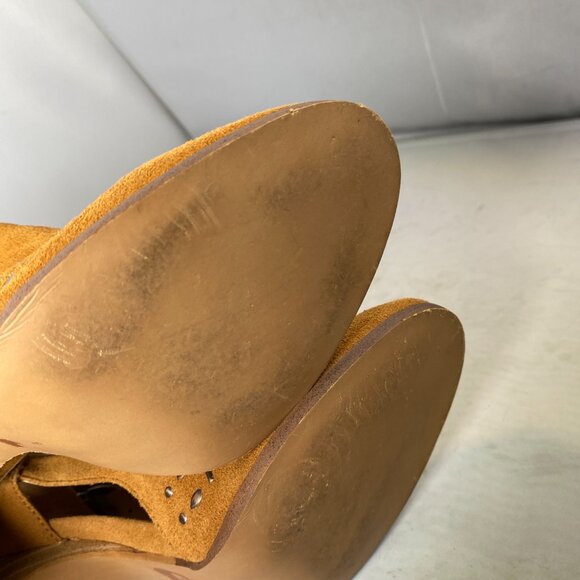 Joe’s Jeans Kicks Black Suede Studded Booties 9 - Picture 4 of 6